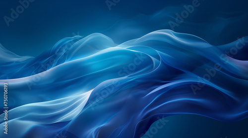 blue abstract smoke background
