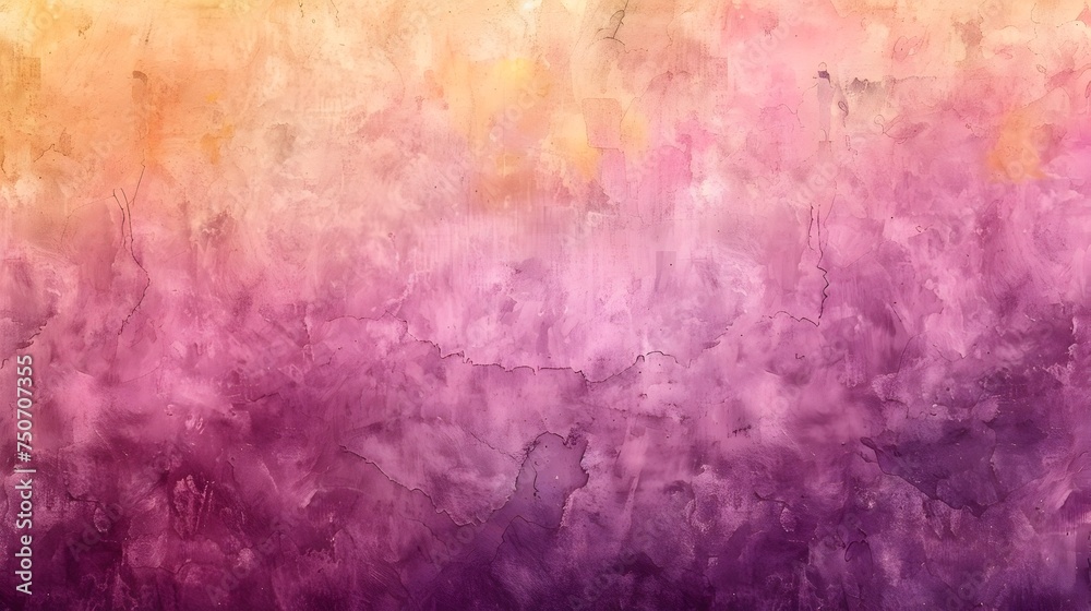 Abstract Pink and Purple Painting with Renaissance-inspired Style