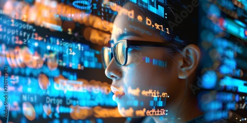 Wallpaper Mural Programmer or IT person in glasses Torontodigital.ca