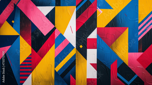 Geometric Vibrance: Bold Abstract Patterns