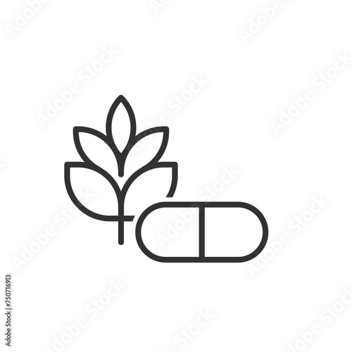 Vitamin Icon - Dietary Supplement Icon