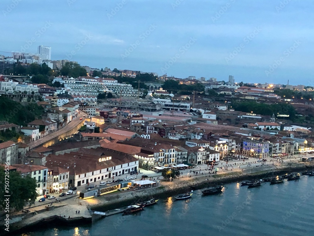 Aerial View of Oporto, Porto, Portugal