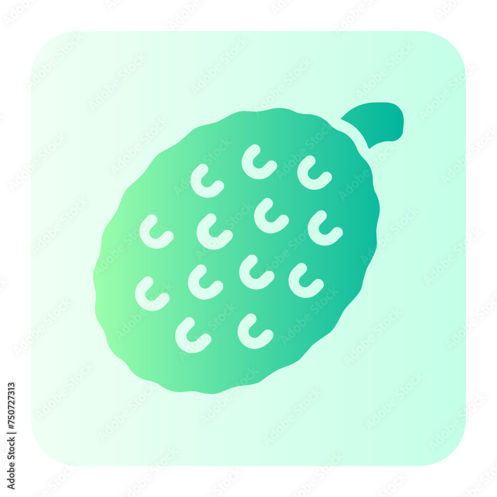 jackfruit gradient icon jackfruit gradient icon
