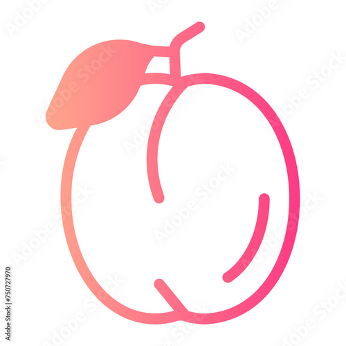 plum gradient icon