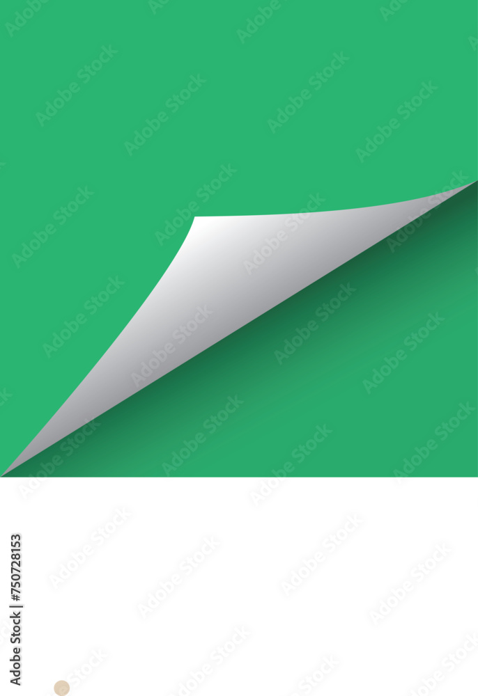 Curled page. Paper page turning corner vector illustration. Transparent white paper sticker. Corner paper page, sheet sticker curl, rolled fold Curled page. Paper page turning corner vector illustration. Transparent white paper sticker. Corner paper page, sheet sticker curl, rolled fold