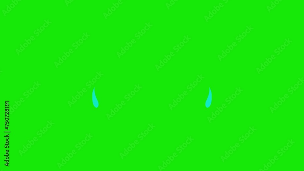 Cartoon Flash FX Energy Explosion on Green Screen - Cartoon FX Explosion with Key Color - 4K Video