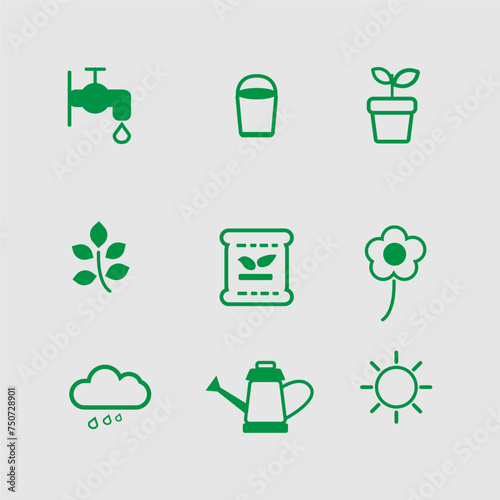 Gardening and Plant Vector Icon