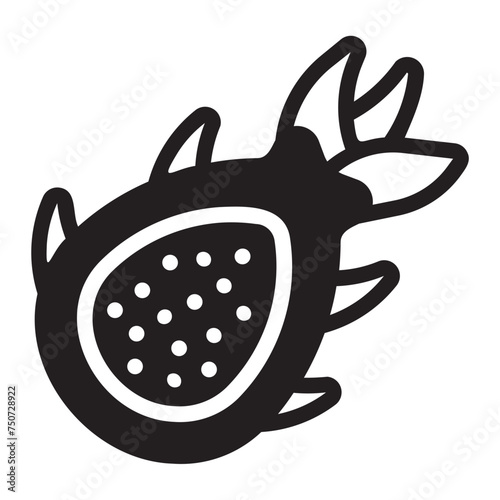 pitaya glyph icon