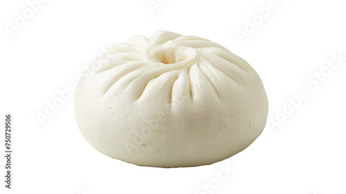 steamed dumpling isolated on a transparent background