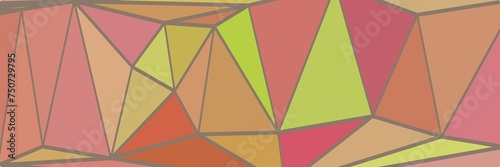 landscape background with polygon pattern