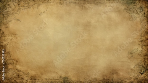 Aged Paper Background With Grungy Texture