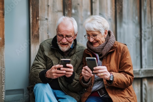 Older individuals confidently navigating digital devices in their daily lives