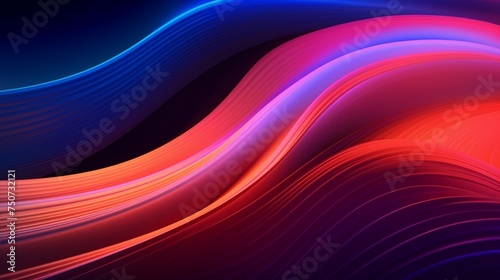 abstract background with glowing neon lines colorful wavy wallpaper