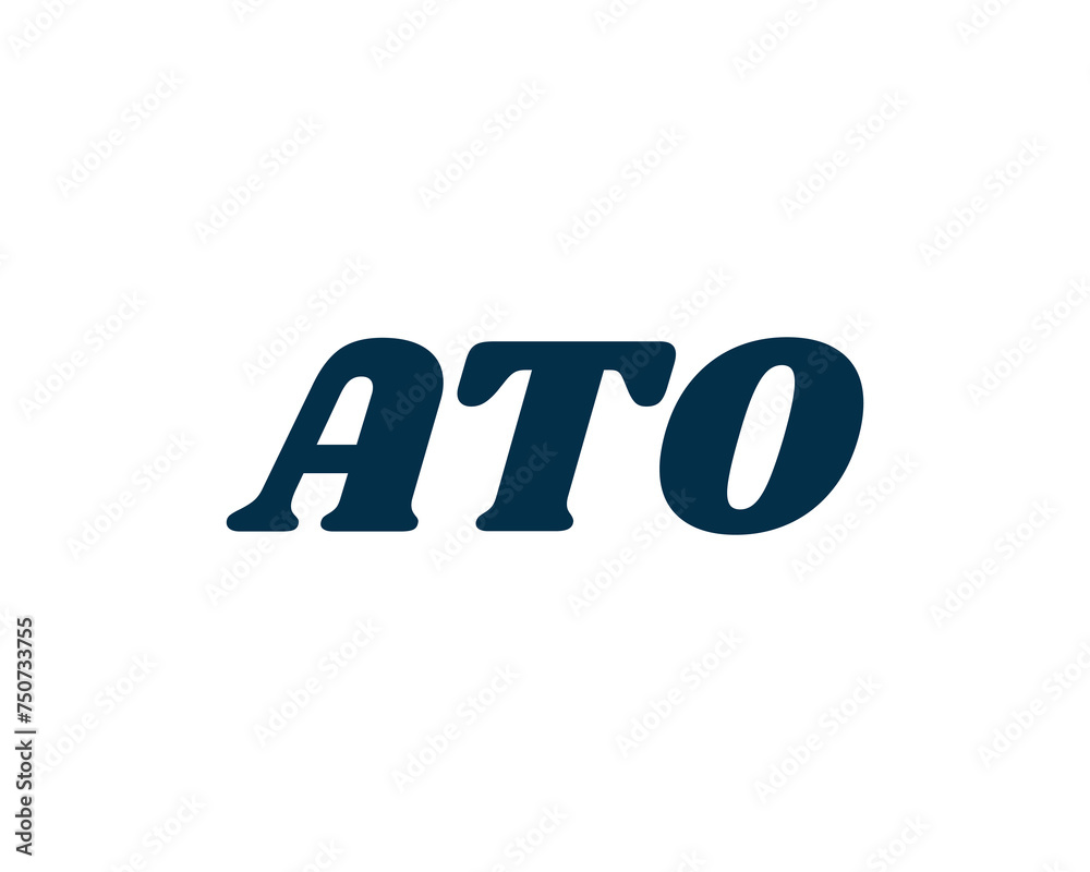 ATO logo design vector template ATO logo design vector template