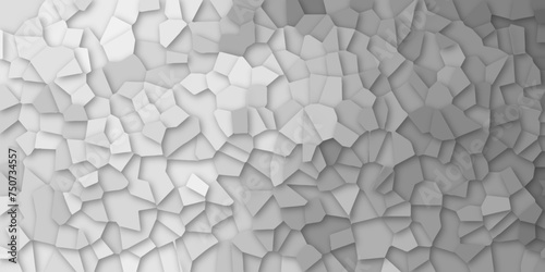 Abstract white, gray quartz broken stained-glass background with line. geometric modern technology concept bright triangle background. colorful low poly crystal mosaic background pattern design. 