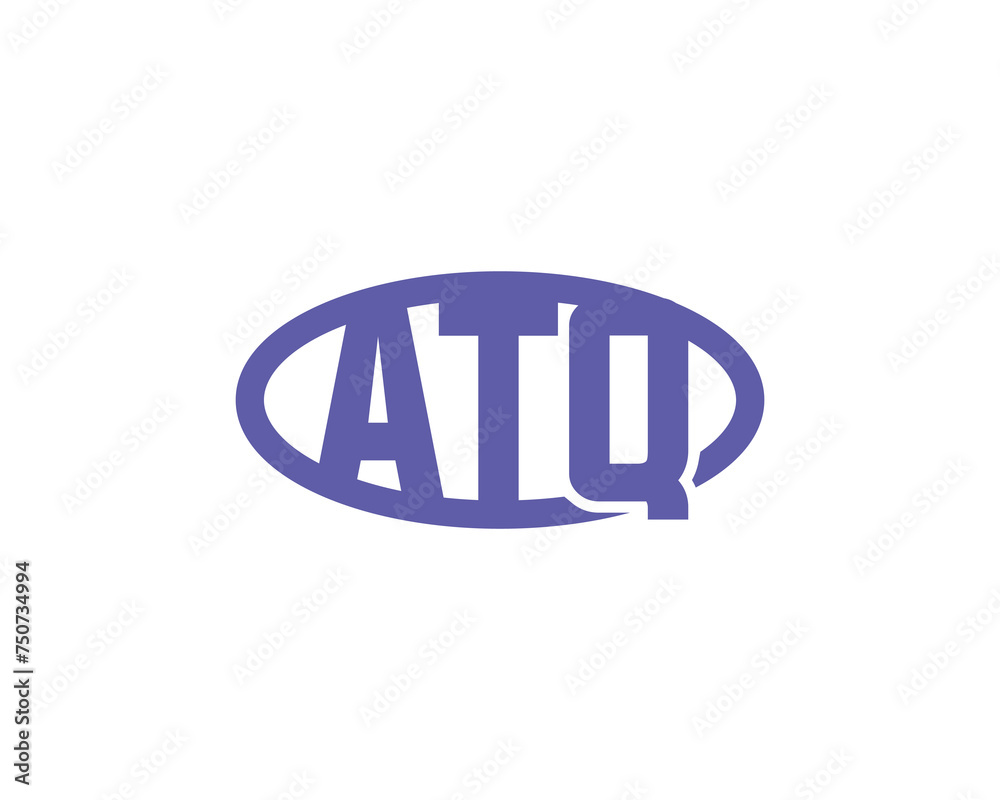 ATQ logo design vector template ATQ logo design vector template