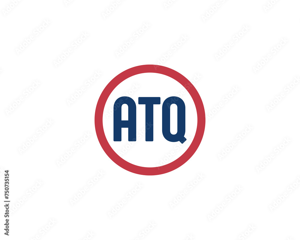 ATQ logo design vector template ATQ logo design vector template