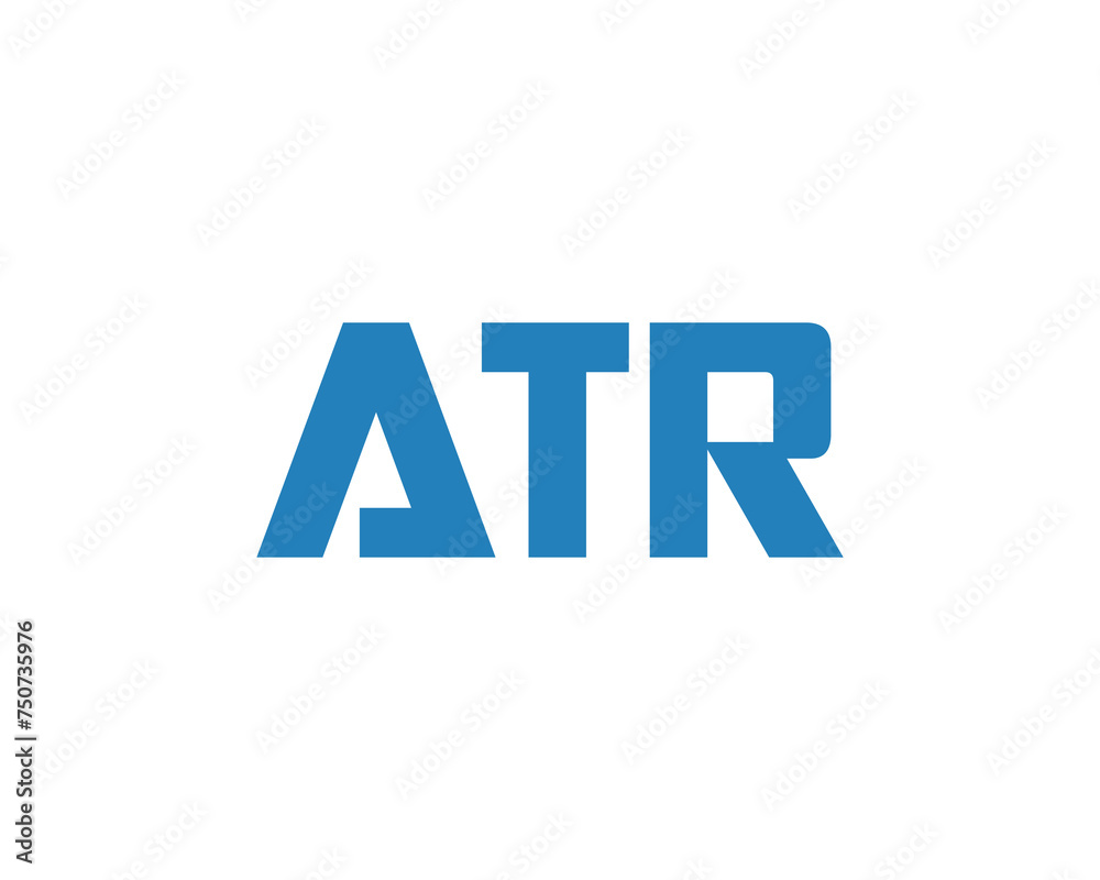 ATR logo design vector template ATR logo design vector template
