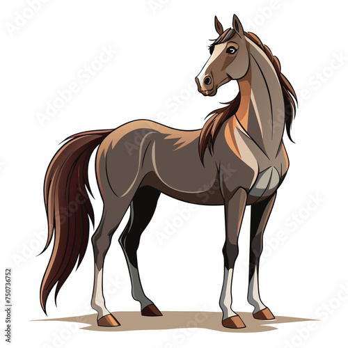 Fototapeta Naklejka Na Ścianę i Meble -  Horse vector illustration