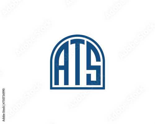 ATS logo design vector template