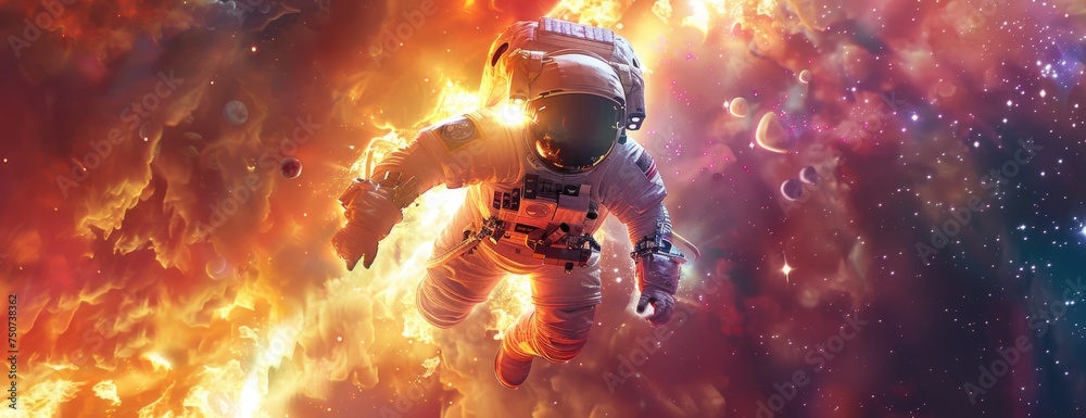 Beyond the Known: An Artist's Vision of a Space Explorer Crossing Interstellar Distances in Pursuit of Uncharted Worlds Beyond the Known: An Artist's Vision of a Space Explorer Crossing Interstellar Distances in Pursuit of Uncharted Worlds