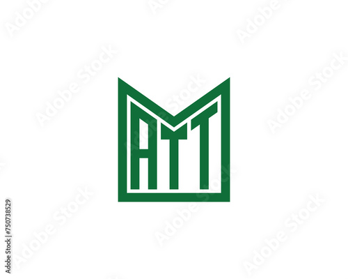ATT Logo design vector template
