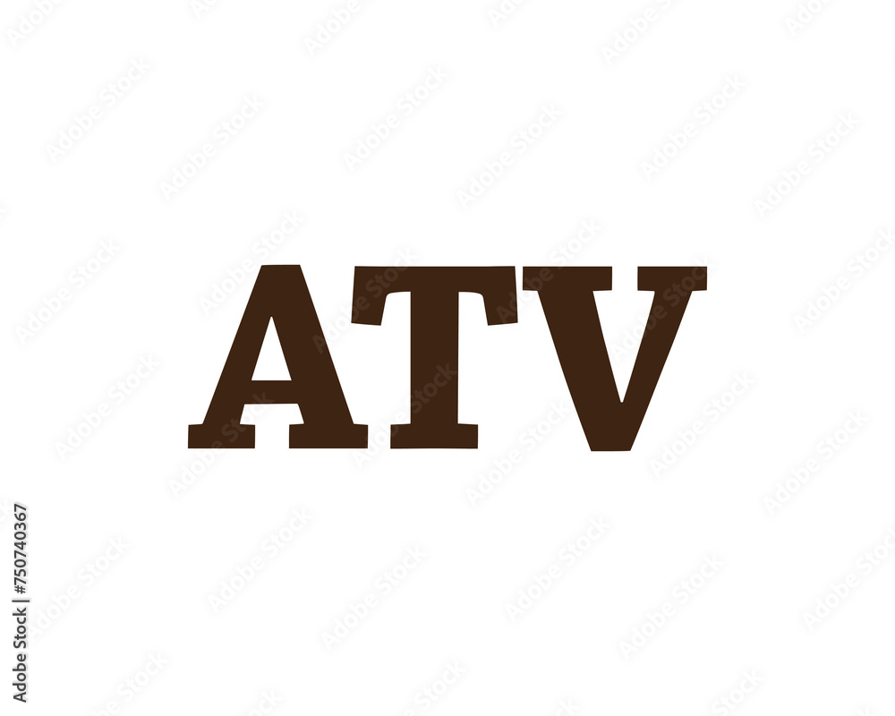 ATV Logo design vector template ATV Logo design vector template