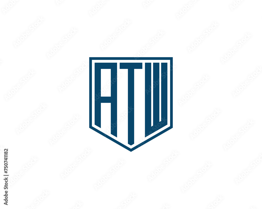 ATW logo design vector template ATW logo design vector template