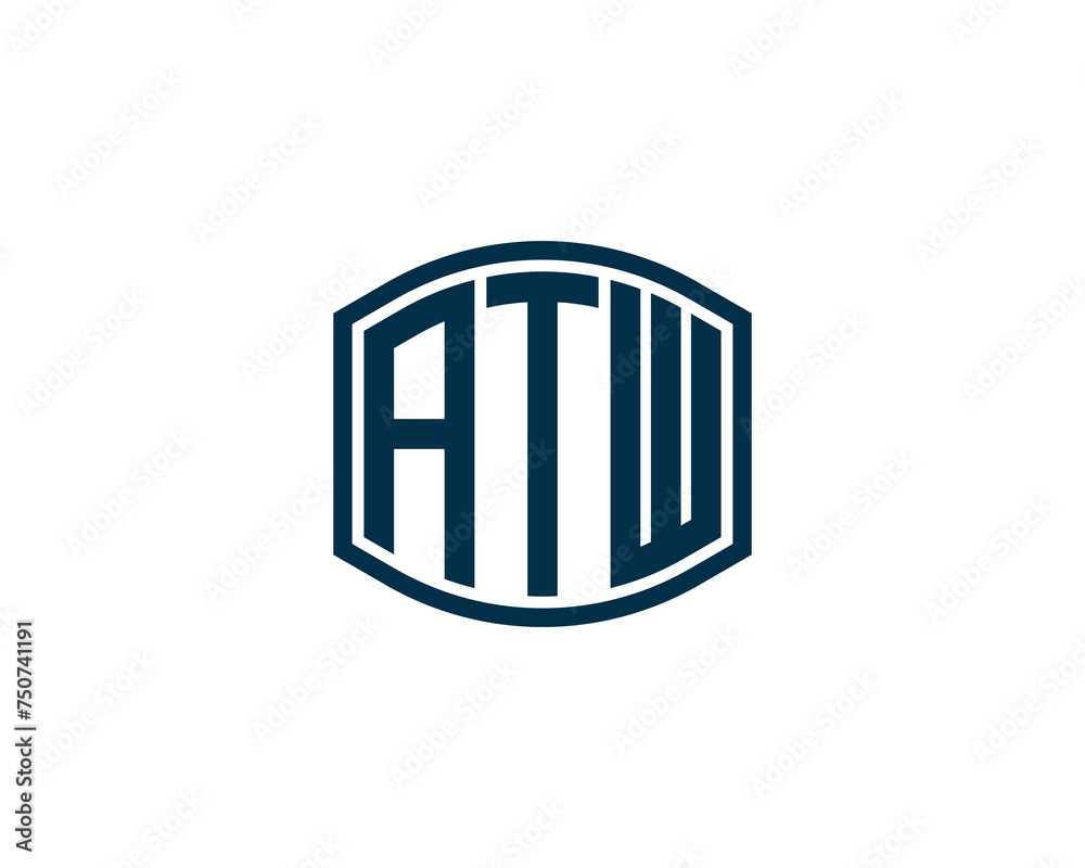 ATW logo design vector template ATW logo design vector template
