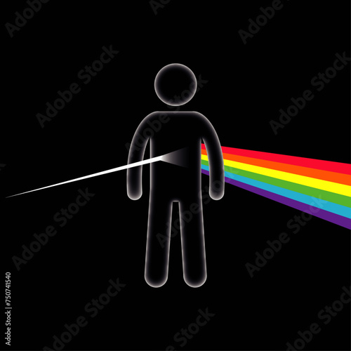 Dark side of the moon, Triangle, œil, œil, prisme, lumière, arc-en-ciel, Sphère, lune, terre, homme, silhouette, prisme, symbole, cœur, cœur, nuage, cloud, psychédélique, rock, musique, extra-terrestr