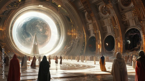 Pioneering the First Community of Diverse Civilizations, Sharing Insights and Heritage in a Magnificent Space Hall