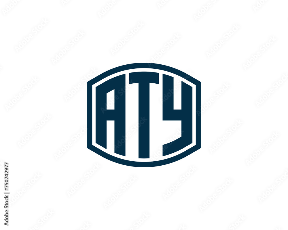 ATY logo design vector template ATY logo design vector template