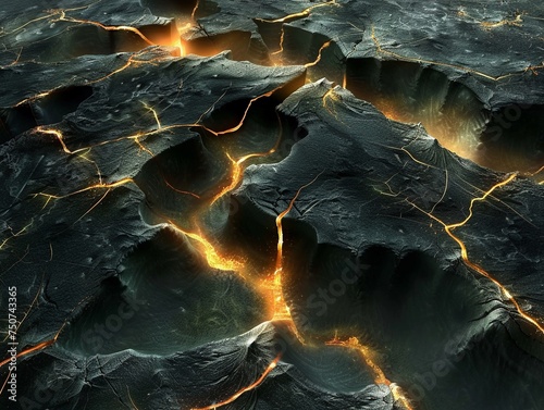 A background texture mimicking the surface of an alien planet with intricate patterns and glowing mineral veins