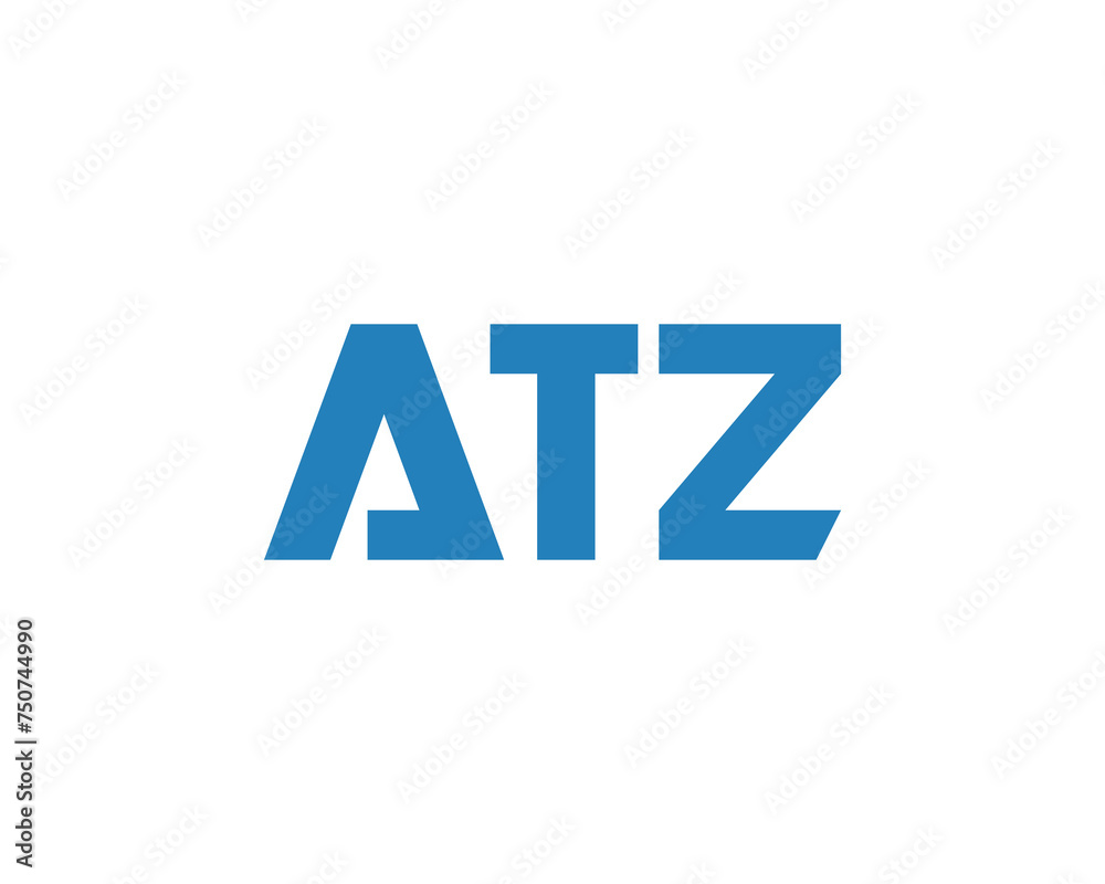 ATZ logo design vector template ATZ logo design vector template