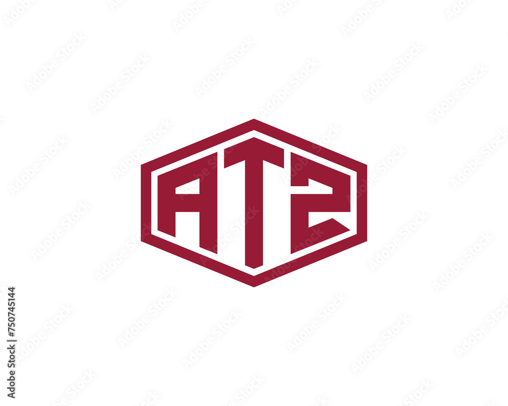 ATZ logo design vector template ATZ logo design vector template