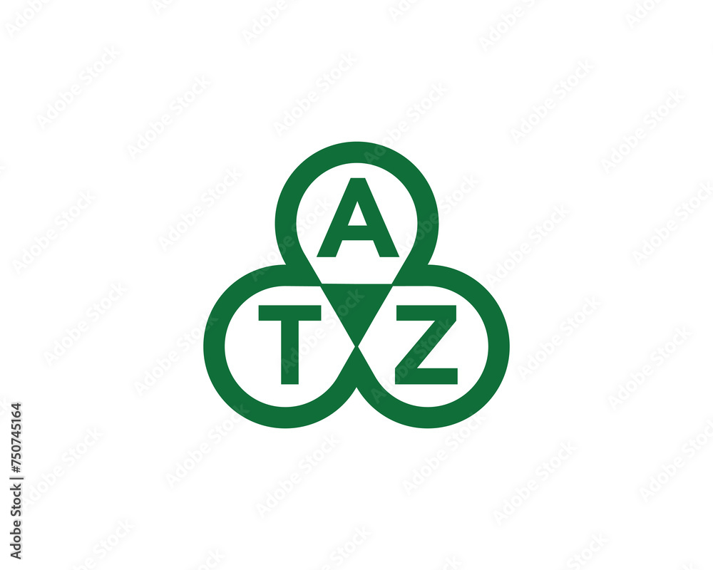 ATZ logo design vector template ATZ logo design vector template