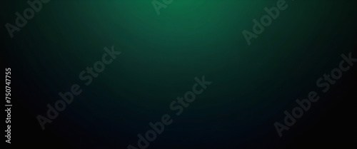 Dark green and emerald green gradient background.  photo