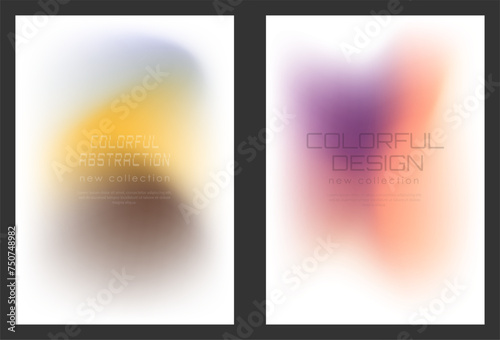 Gradient with blur, Background for the design of the title pages of a book, magazine catalog. A template for a banner, poster and brochure. An abstract version of modern design