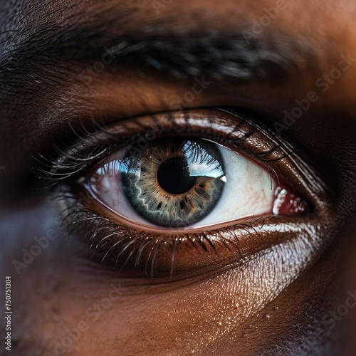 human eye close up concept