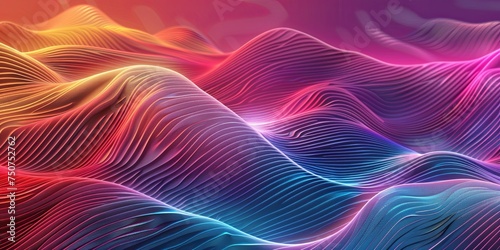 colorful abstract background Generative AI