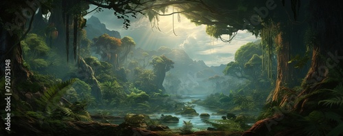 jungle landscape © Влада Яковенко