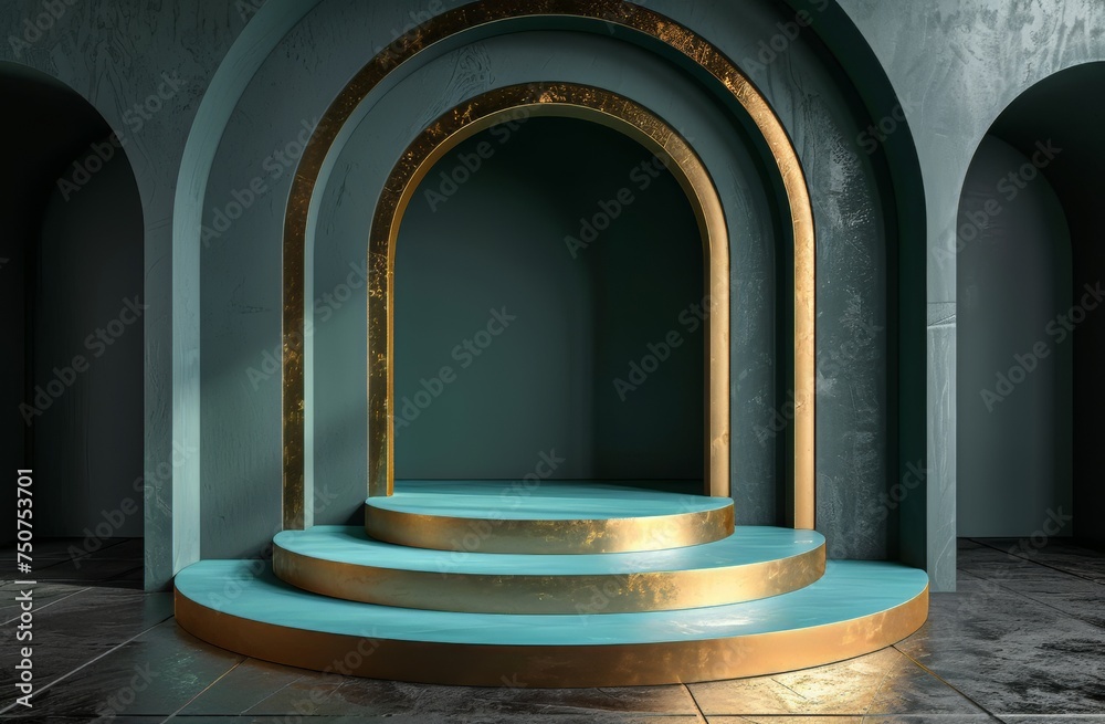 Arched Steps in a Room Arched Steps in a Room