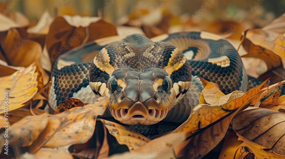 Reticulated Python (Malayopython reticulatus) is a python species ...