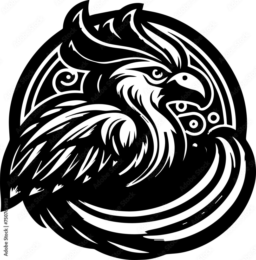 Fototapeta premium Phoenix silhouette