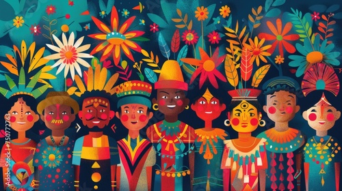 Celebrate diversity and inclusion through images of people from different cultural backgrounds engaging in shared experiences, celebrating traditions, or collaborating on projects 