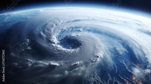 hurricane view from space Hurricane as seen from space. 