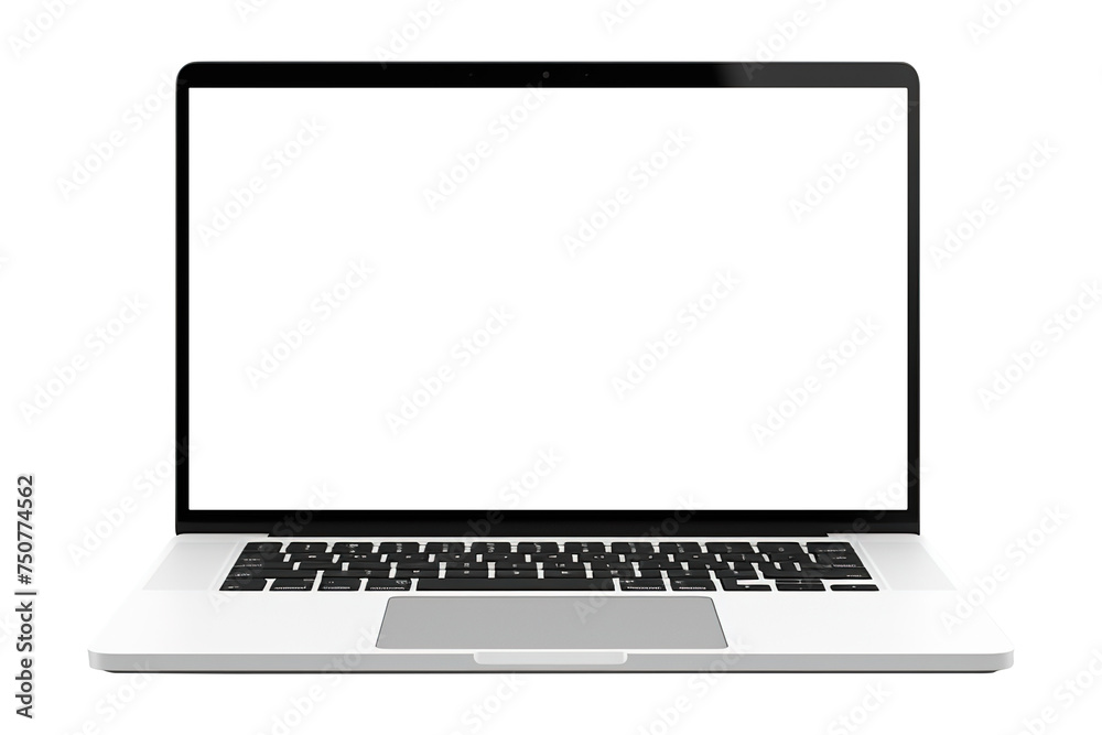 Laptop computer with blank screen isolated on transparent background Remove png, Clipping Path, pen tool Laptop computer with blank screen isolated on transparent background Remove png, Clipping Path, pen tool