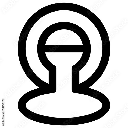 Sewage. Editable stroke vector icon.