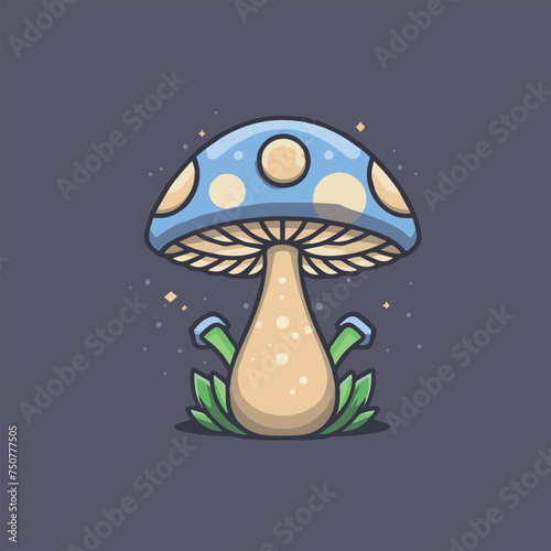 Mushrooms vector art illustration  (ID: 750777505)