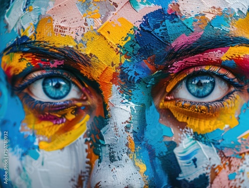 Urban Innovation. Street Art of Digital Redefining Beauty and Creativity. Picture Vibrant Murals Adorning City Walls